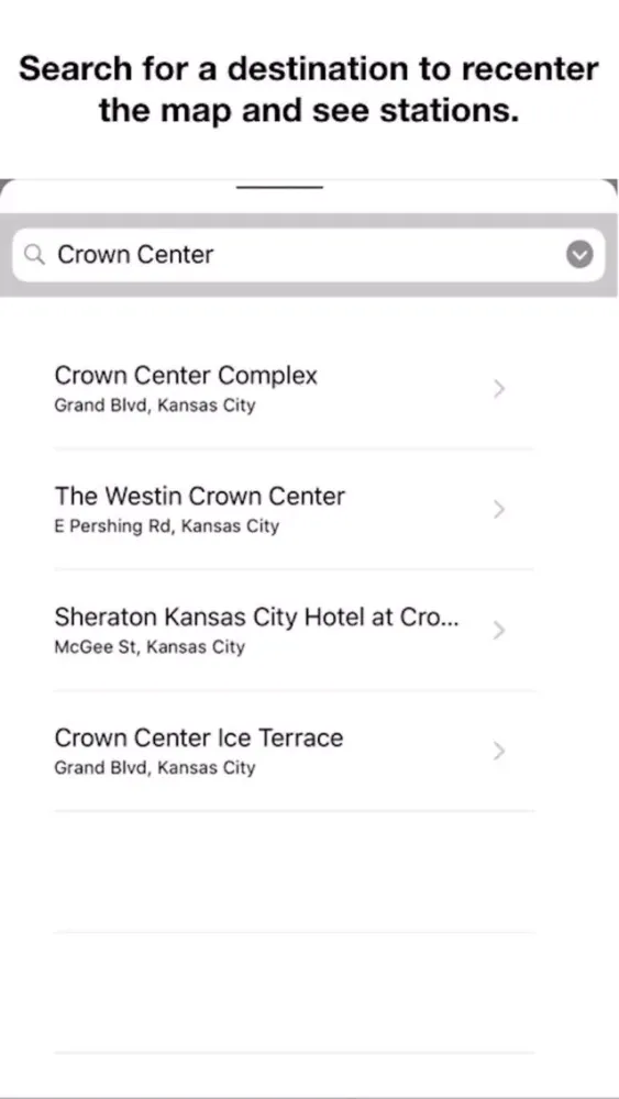 Bike Stations Kansas City سکرین شاٹس