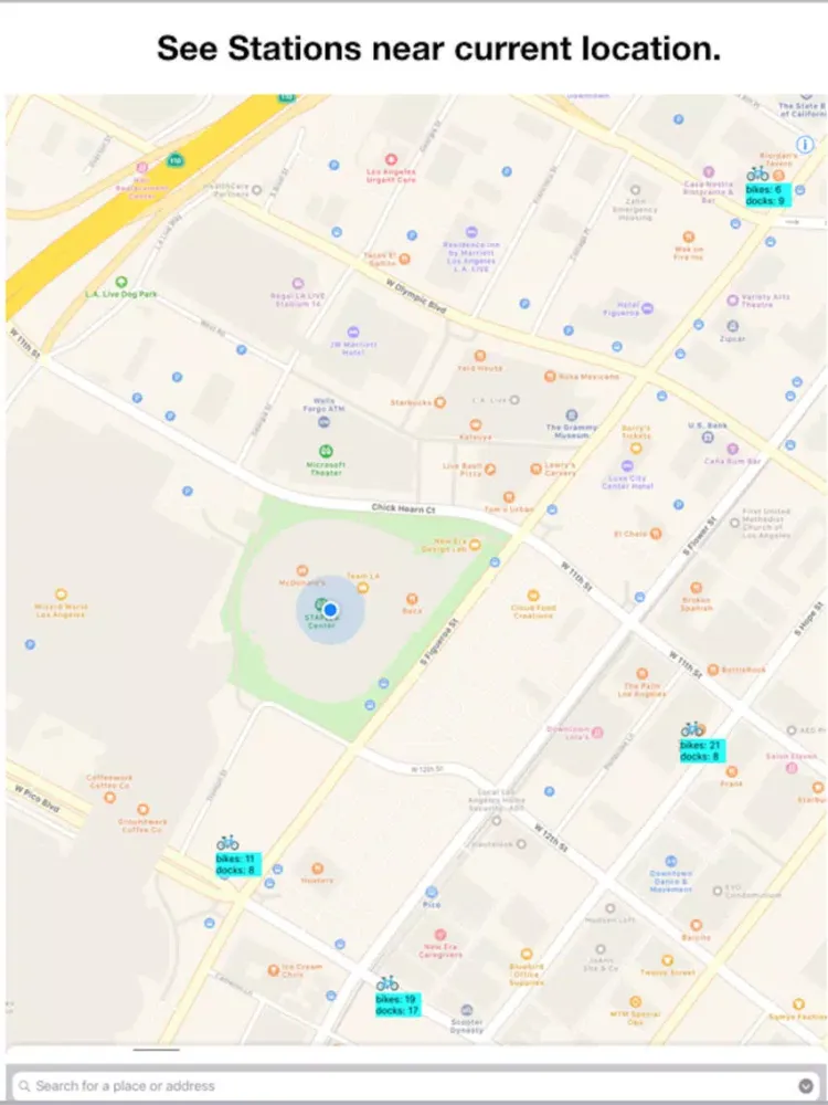 Bike Stations LA iPad  سکرین شاٹس