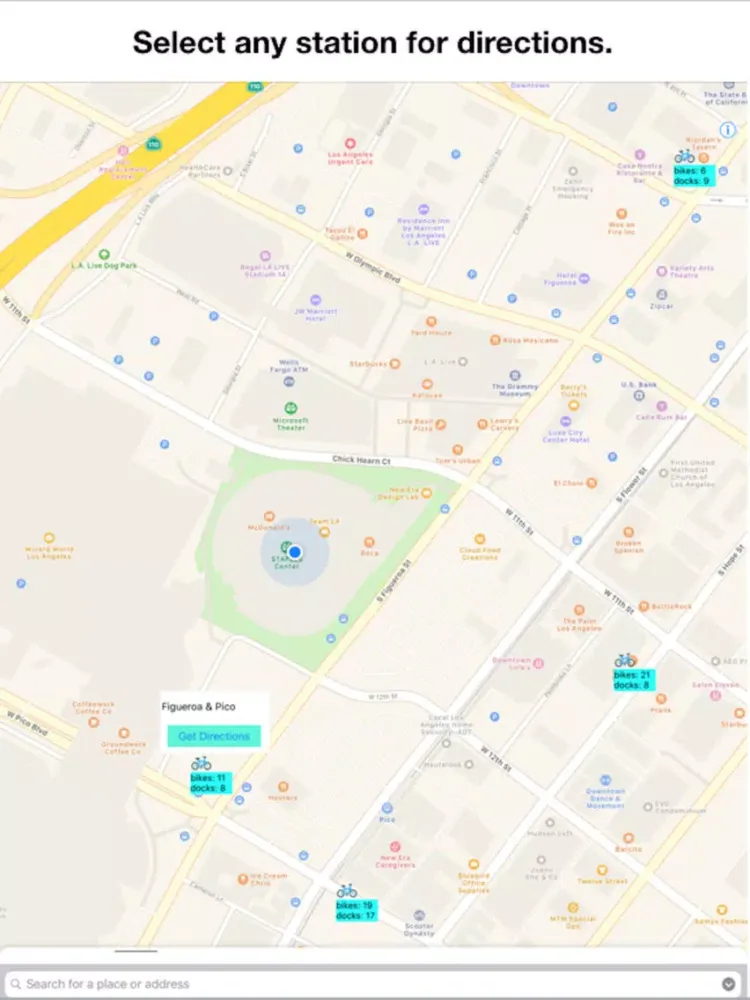 Bike Stations LA iPad  سکرین شاٹس