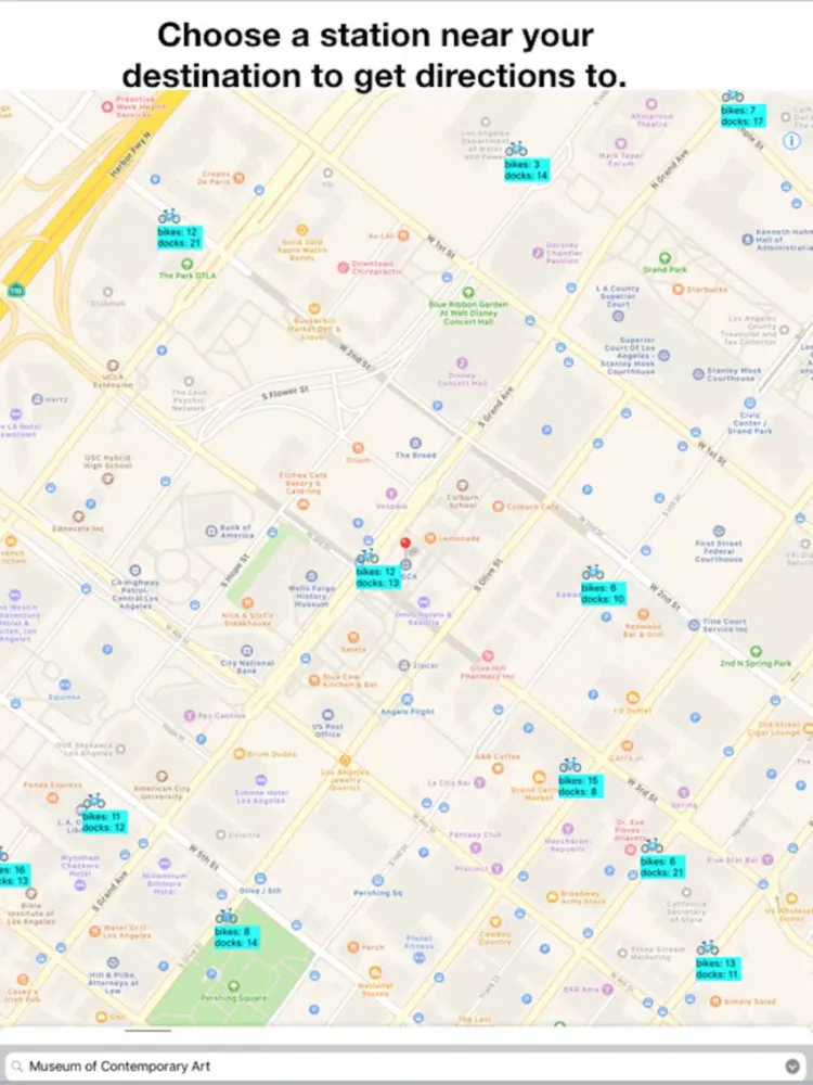 Bike Stations LA iPad  سکرین شاٹس