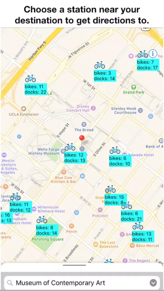 Bike Stations LA سکرین شاٹس