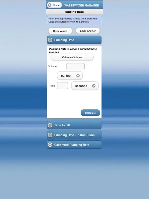 تصاویر Wastewater Manager iPad 