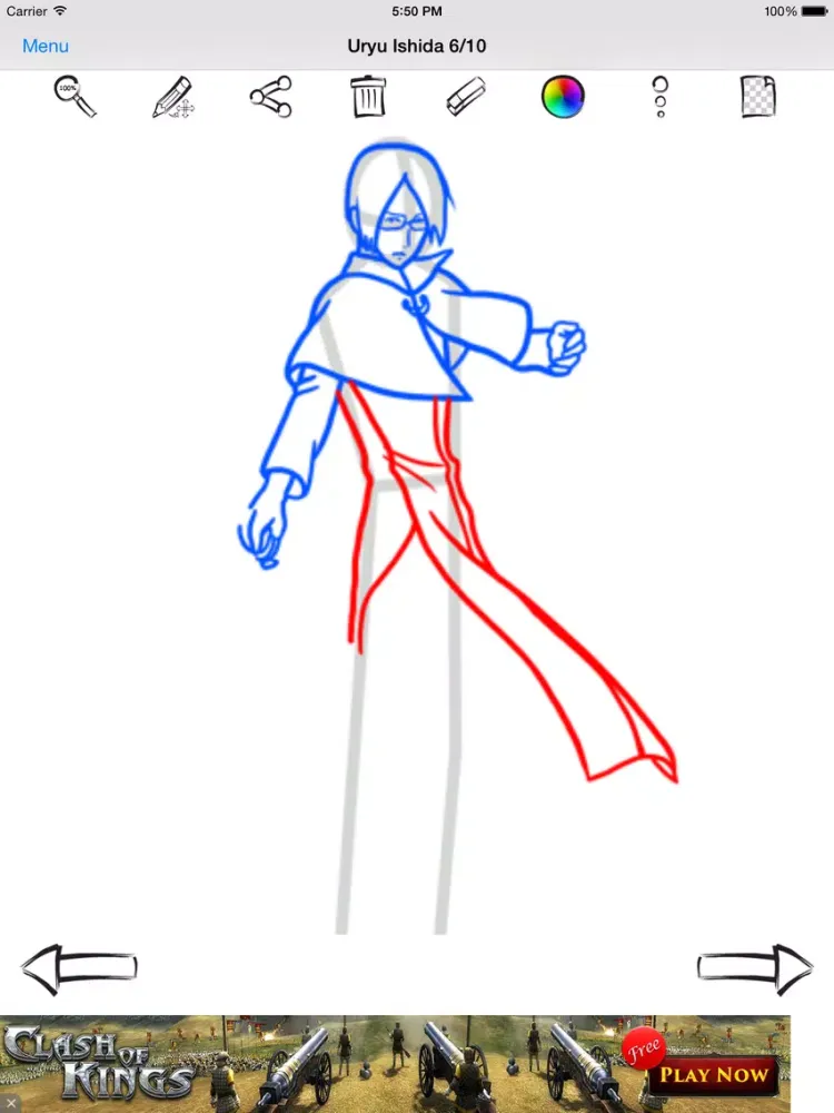 Capturas de pantalla de Drawing Manga and Anime iPad 