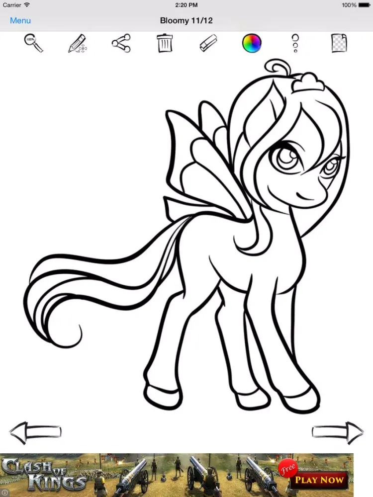 Drawing Fairy Pony iPad  Screenshots