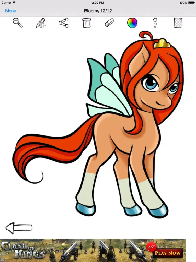 Drawing Fairy Pony iPad  Screenshots