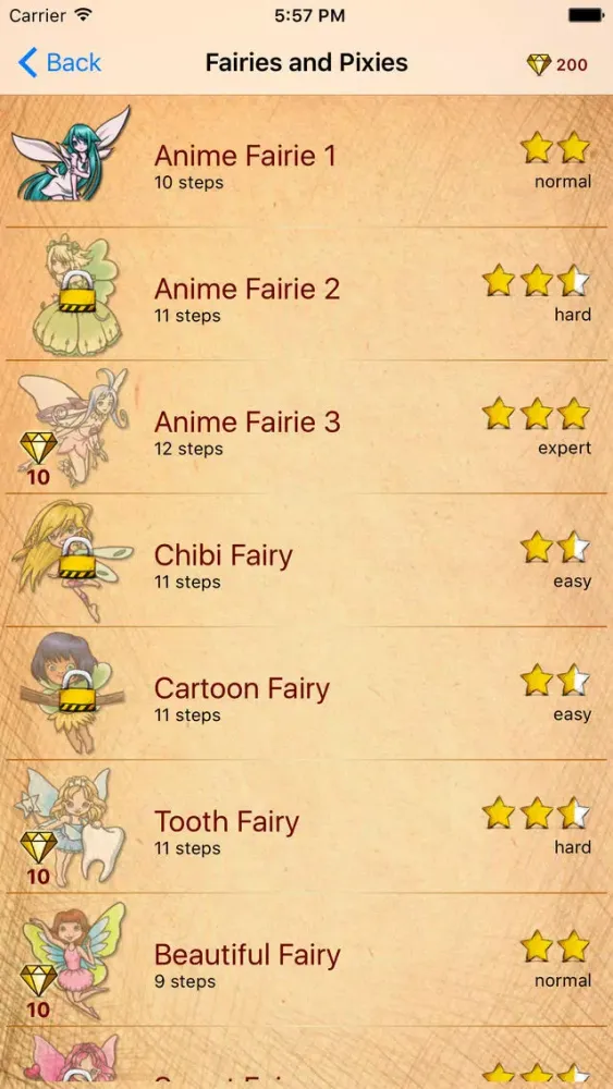 Tangkapan layar Drawing Fantasy Fairies