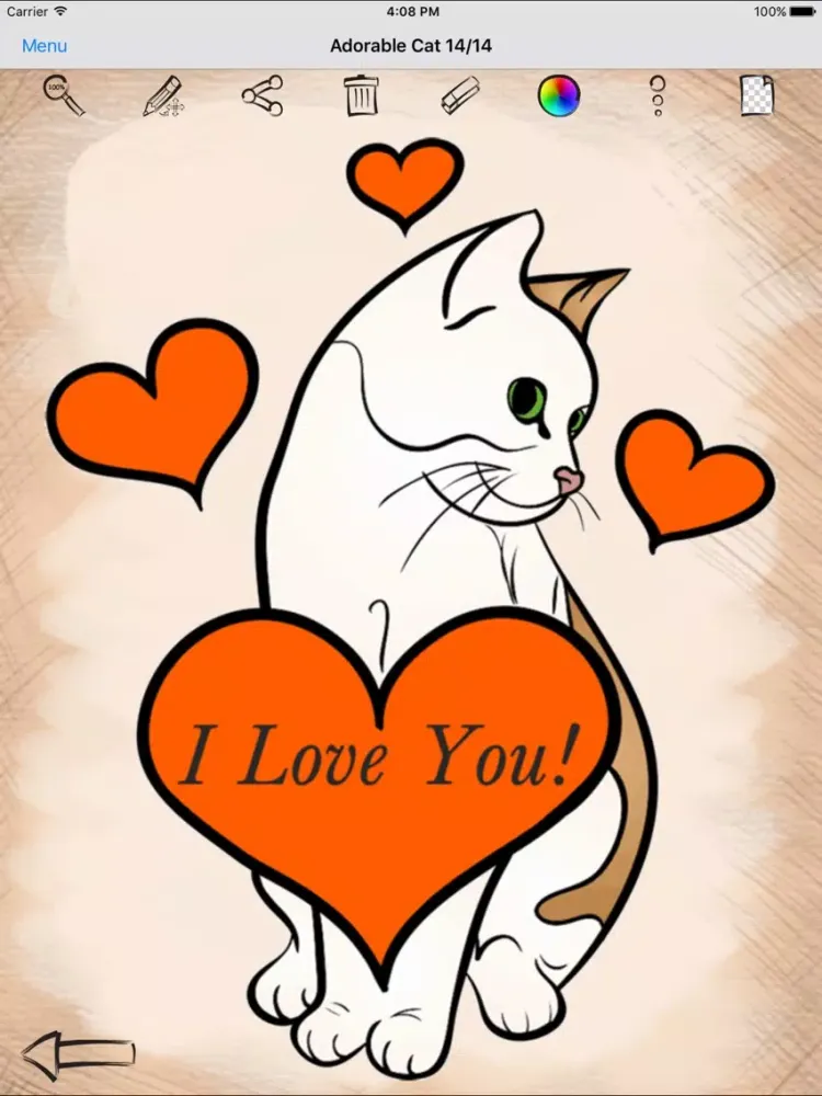 Screenshot di Drawing Lovely Valentines iPad 