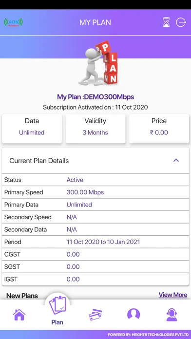 ADN Broadband Screenshots