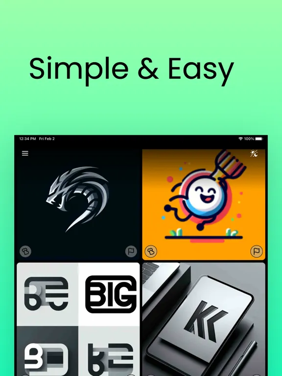 Zrzuty ekranu AI Logo Maker - Create Logos iPad 