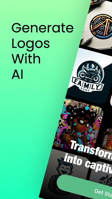 Zrzuty ekranu AI Logo Maker - Create Logos