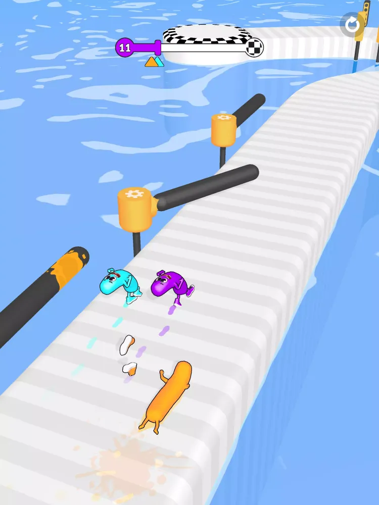Capturas de tela do Wacky Run