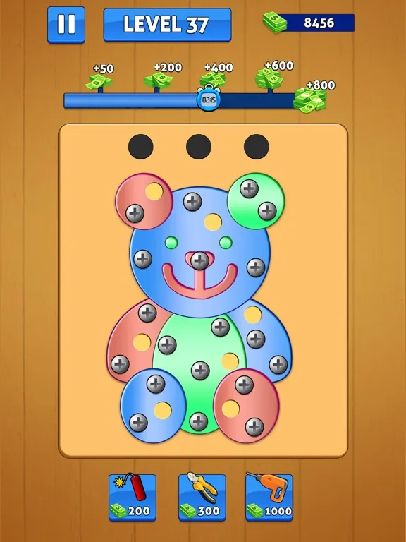 Screw Pin Nuts and Bolts Games iPad  سکرین شاٹس