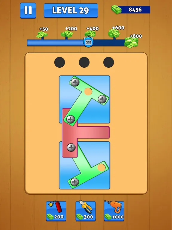 Screw Pin Nuts and Bolts Games iPad  سکرین شاٹس
