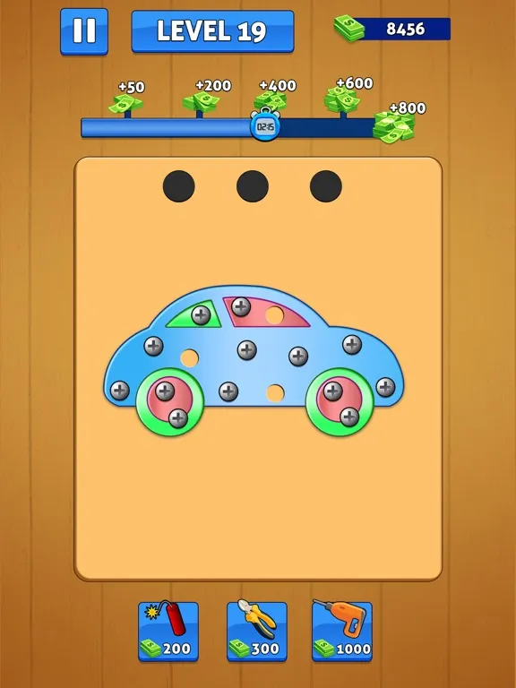 Screw Pin Nuts and Bolts Games iPad  سکرین شاٹس