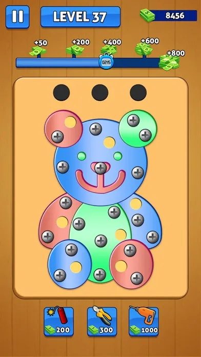 Screw Pin Nuts and Bolts Games سکرین شاٹس