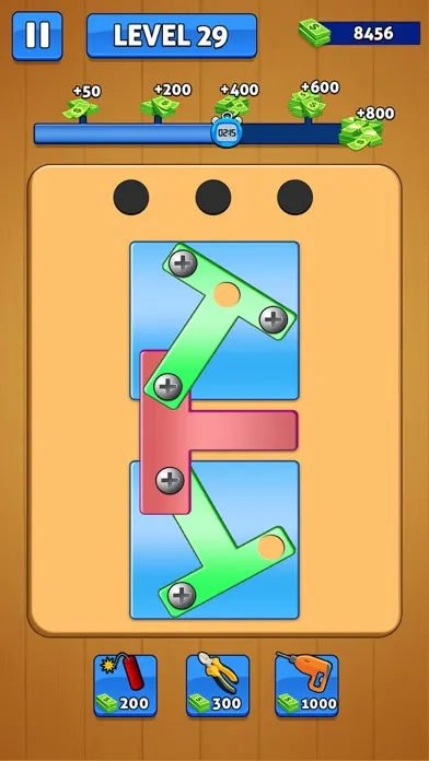 Screw Pin Nuts and Bolts Games سکرین شاٹس