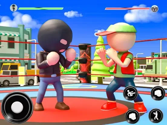 Captures d'écran de Stickman Fight Wrestling Game iPad 