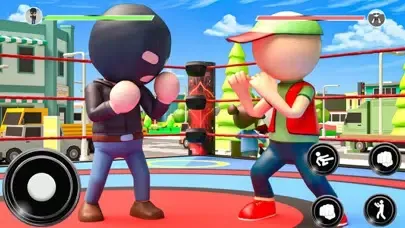 Captures d'écran de Stickman Fight Wrestling Game