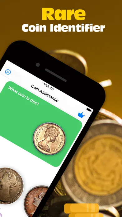 Tangkapan skrin CoinGenie: Identify Coins