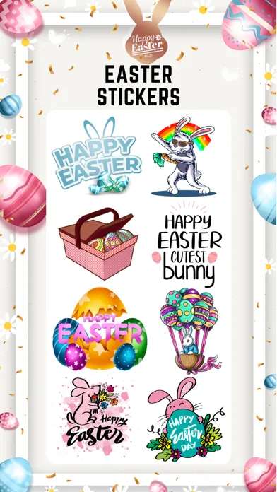 Happy Easter Stickers ^_^應用截圖