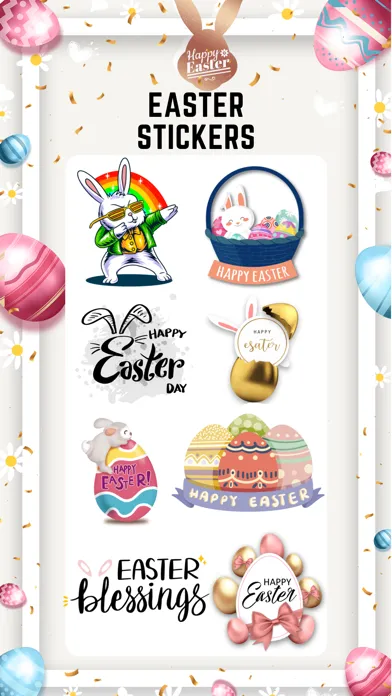 Happy Easter Stickers ^_^應用截圖