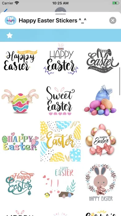 Happy Easter Stickers ^_^應用截圖