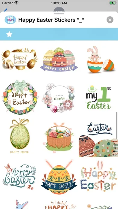 Happy Easter Stickers ^_^應用截圖