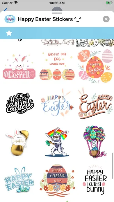 Happy Easter Stickers ^_^應用截圖