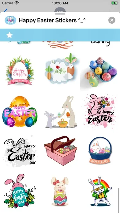 Happy Easter Stickers ^_^應用截圖