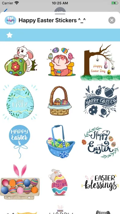 Happy Easter Stickers ^_^應用截圖