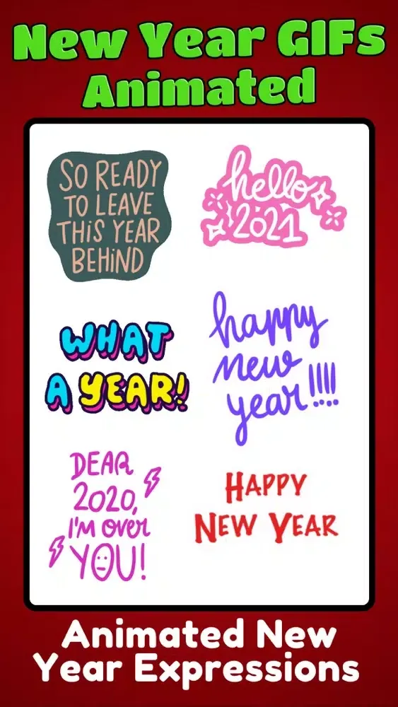 Happy New Year Animated Gifs स्क्रीनशॉट