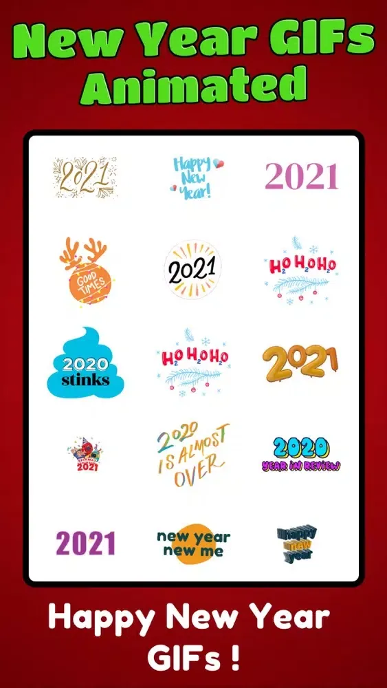 Happy New Year Animated Gifs स्क्रीनशॉट