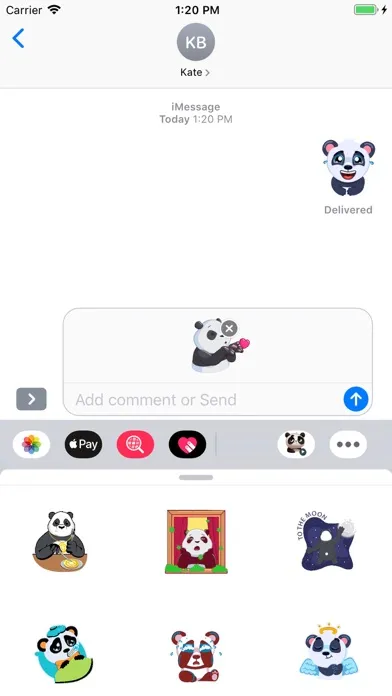 Panda Stickers (Animated) Screenshots