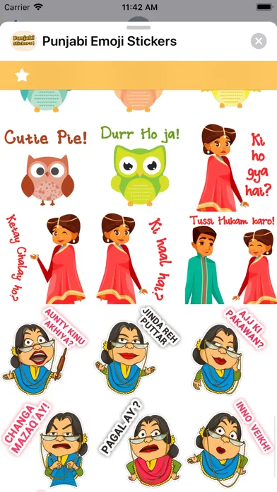 Capturas de pantalla de Punjabi Emoji Stickers