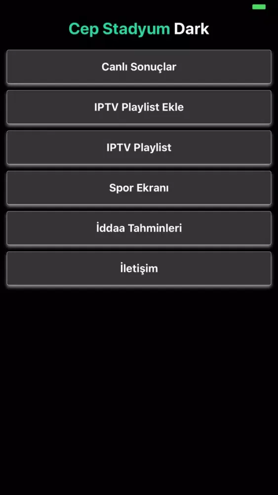 Cep Stadyum Dark سکرین شاٹس