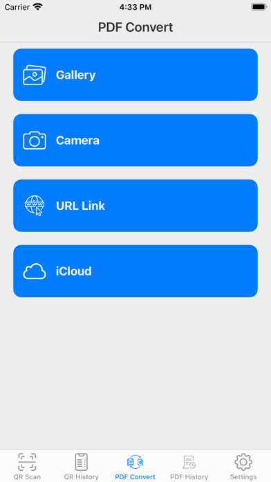 QR Code Reader - PDF Converter Screenshots