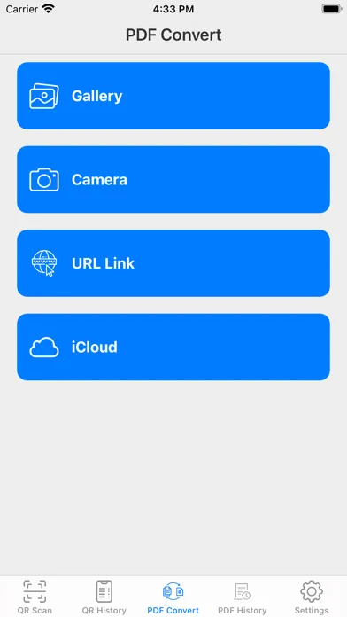 QR Code Reader - PDF Converter应用截图