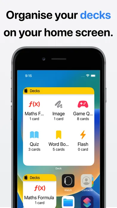 Tangkapan skrin Deck - Flashcard Learning App