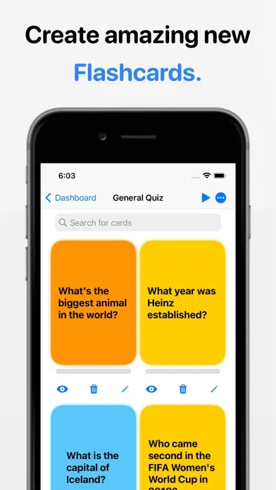 Tangkapan skrin Deck - Flashcard Learning App