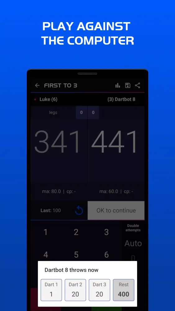 Darts Scoreboard Screenshots