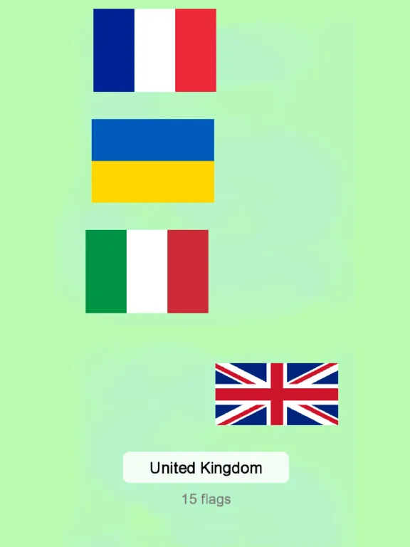 World Flags Challenge iPad 應用截圖