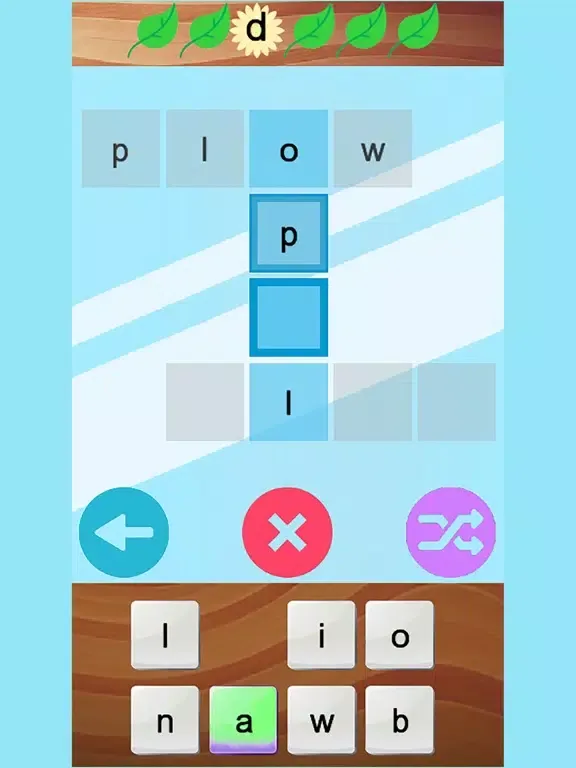 Tangkapan skrin The Letters Game iPad 