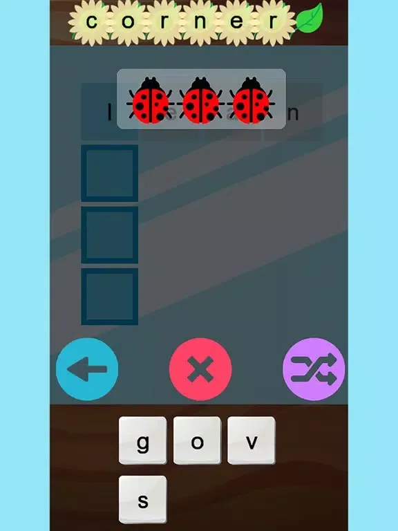 Tangkapan skrin The Letters Game iPad 