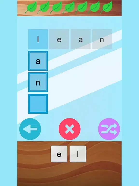 Tangkapan skrin The Letters Game iPad 