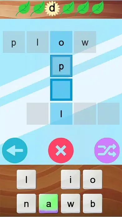 Tangkapan skrin The Letters Game