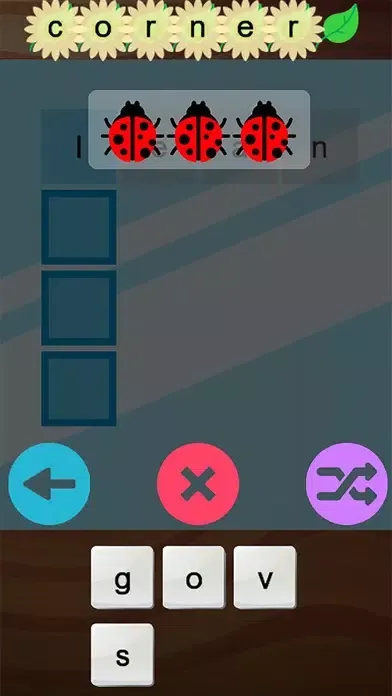 Tangkapan skrin The Letters Game