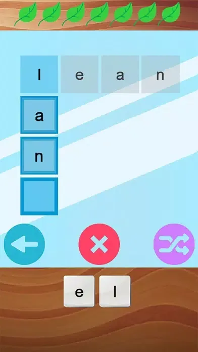 Tangkapan skrin The Letters Game