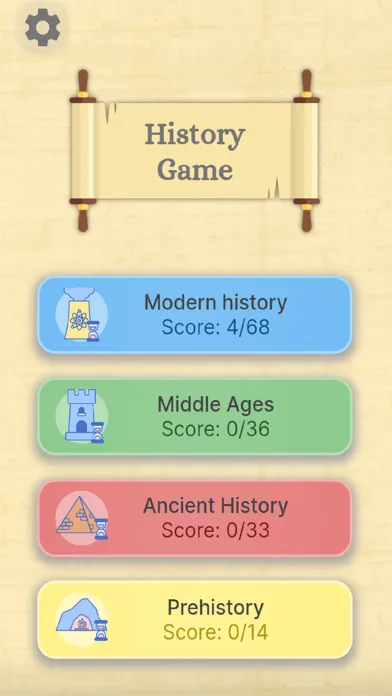 History Game Ekran Görüntüleri