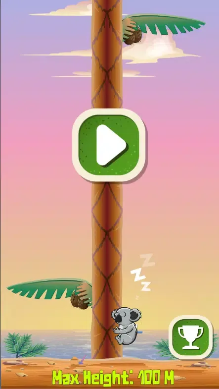 Zrzuty ekranu Koala Climber simple cute game