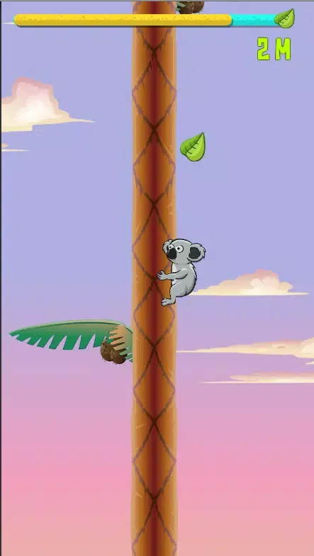 Zrzuty ekranu Koala Climber simple cute game
